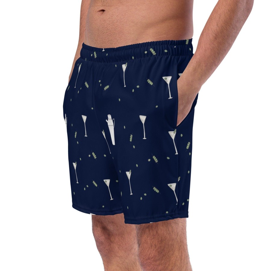 Garments Chefanie | Navy Martini Swim Trunks