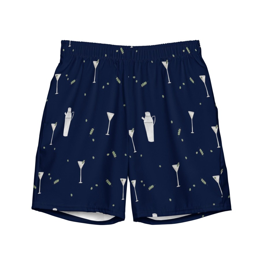 Garments Chefanie | Navy Martini Swim Trunks