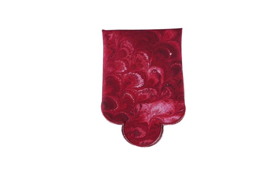 Homeware Chefanie | Burgundy Marble Napkins (4)