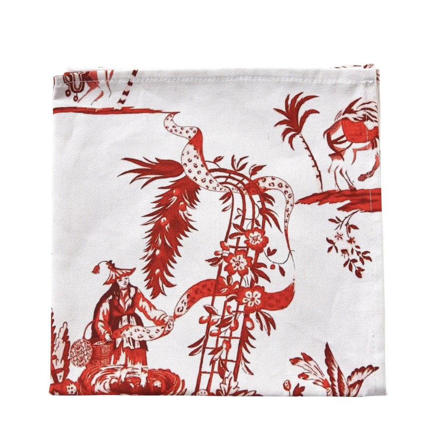 Homeware Chefanie | Red Toile Napkins (4)