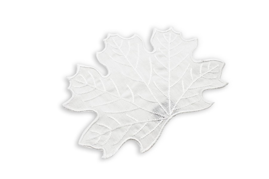 Homeware Chefanie | White Leaf Cocktail Napkins (4)