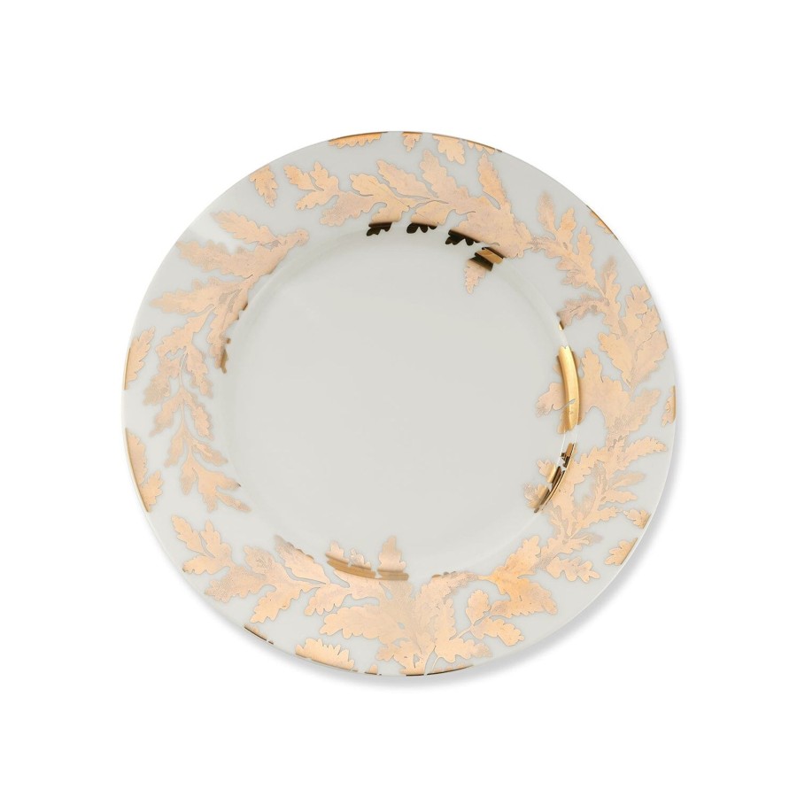 Homeware Chefanie | Gold Leaves Salad Plate