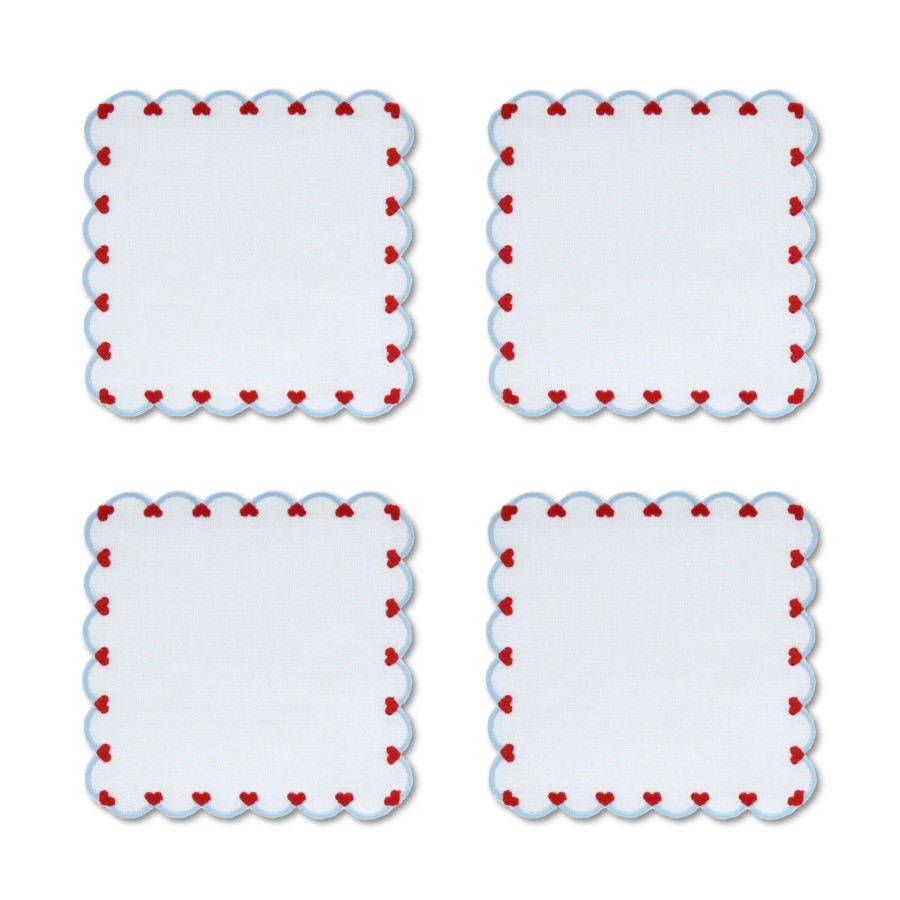 Homeware Chefanie | Baby Heart Cocktail Napkins (4)