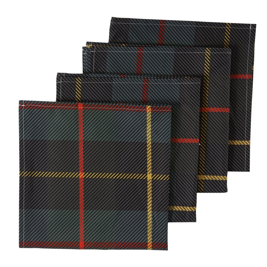 Homeware Chefanie | Green Plaid Napkins (4)