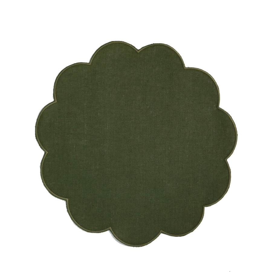 Homeware Chefanie | Green Scalloped Placemat