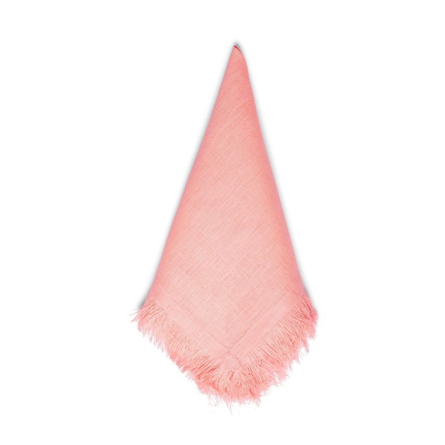 Homeware Chefanie | Salmon Fringe Dinner Napkins