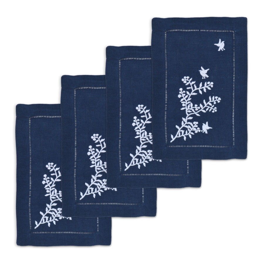 Homeware Chefanie | Blue Chinoiserie Cocktail Napkins (4)