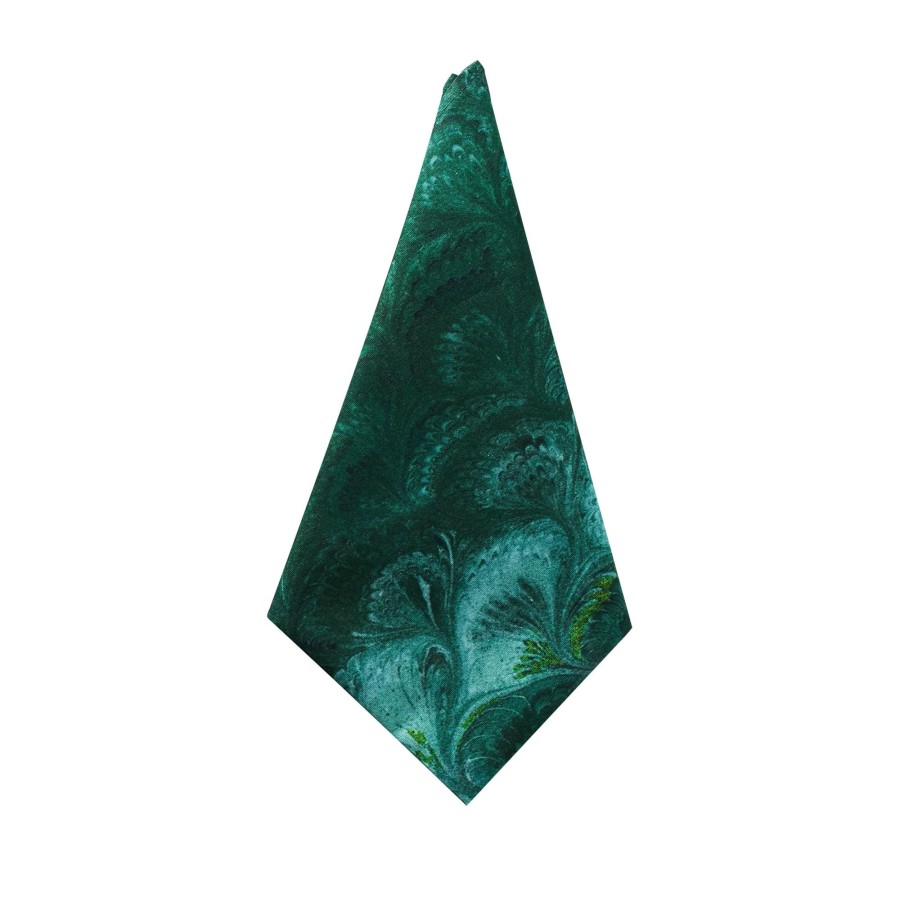 Homeware Chefanie | Green Marble Napkins (4)