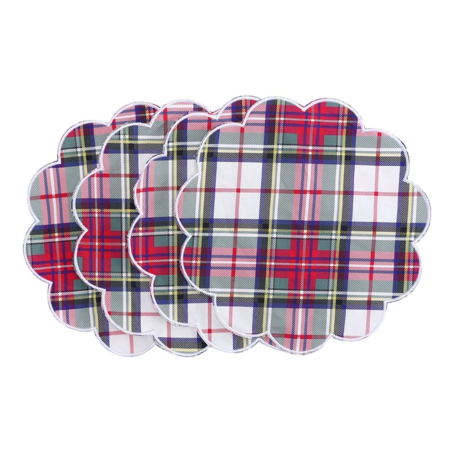 Homeware Chefanie | White Plaid Placemats (4)