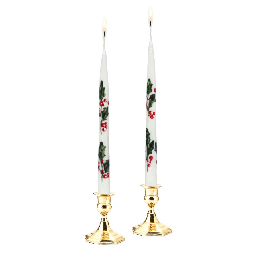 Homeware Chefanie | Painted Holly Tapers (2)