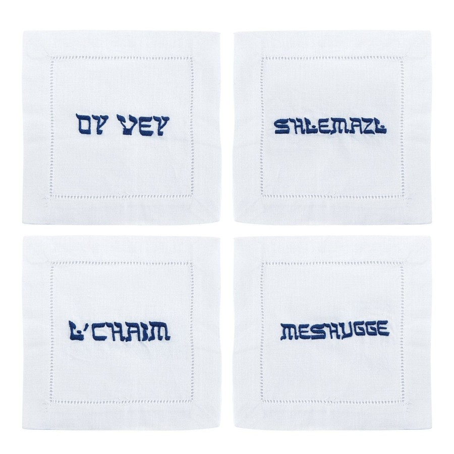 Homeware Chefanie | Oy Vey Yiddish Cocktail Napkins (4)