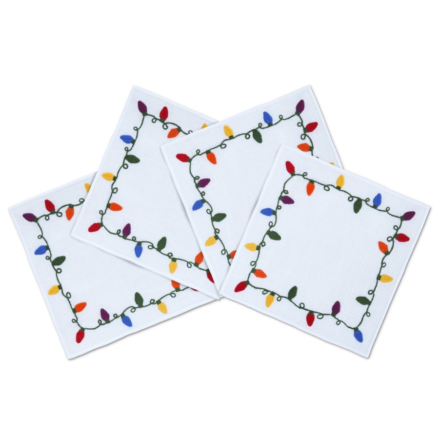 Homeware Chefanie | Christmas Lights Cocktail Napkins (4)