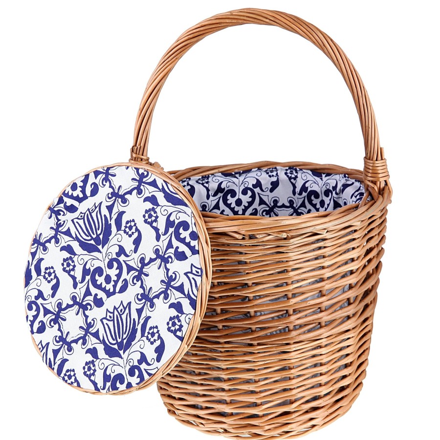 Accessories Chefanie | Tanner'S Brown Wicker Basket