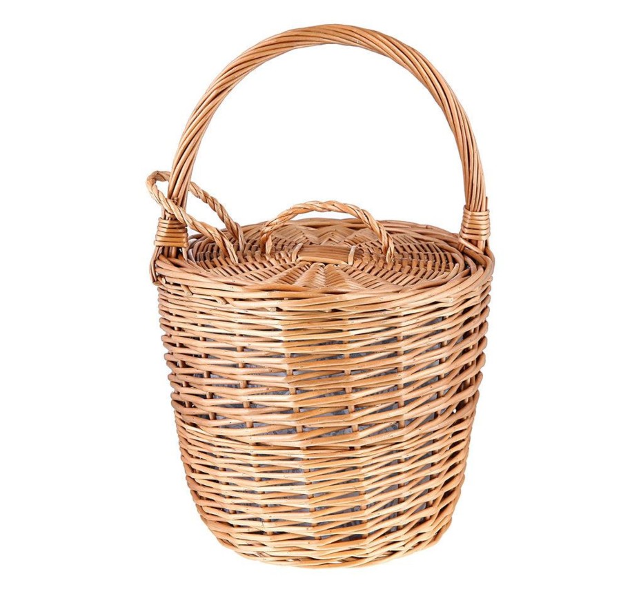 Accessories Chefanie | Tanner'S Brown Wicker Basket