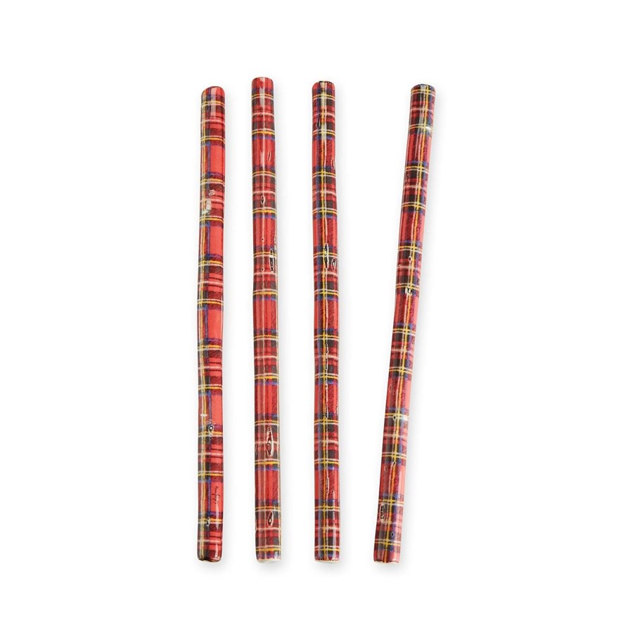 Homeware Chefanie | Tartan Ceramic Straws (4)