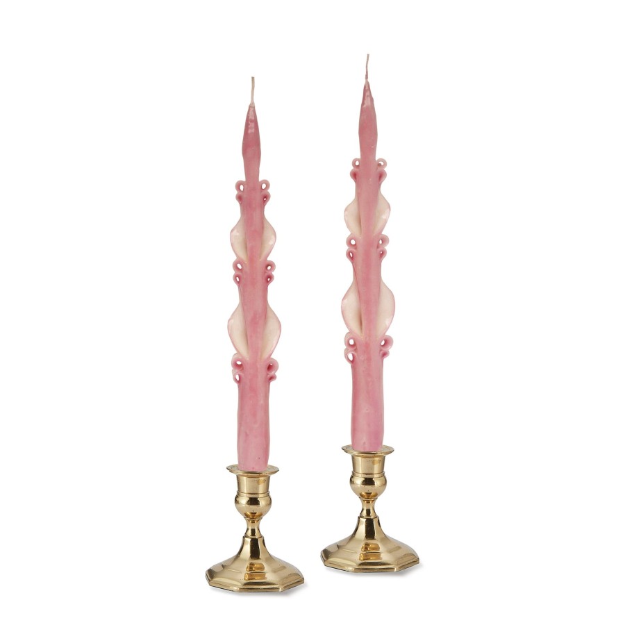 Homeware Chefanie | Pink Baroque Tapers (2)