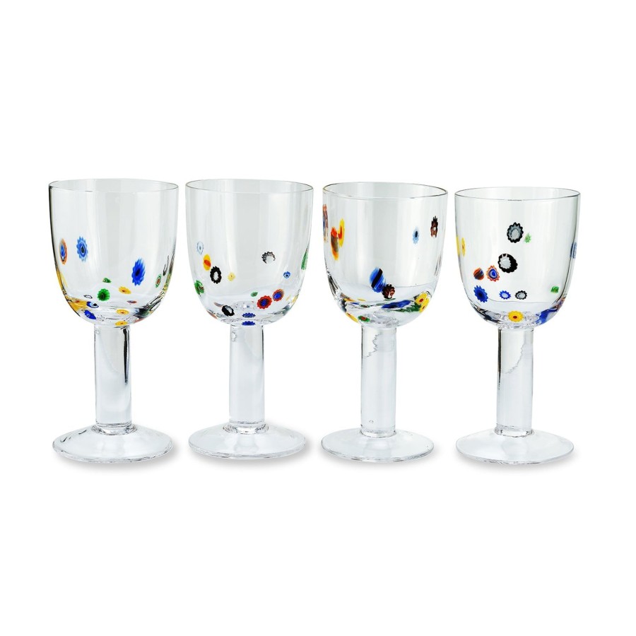 Homeware Chefanie | Millefiori Wine Glass (4)