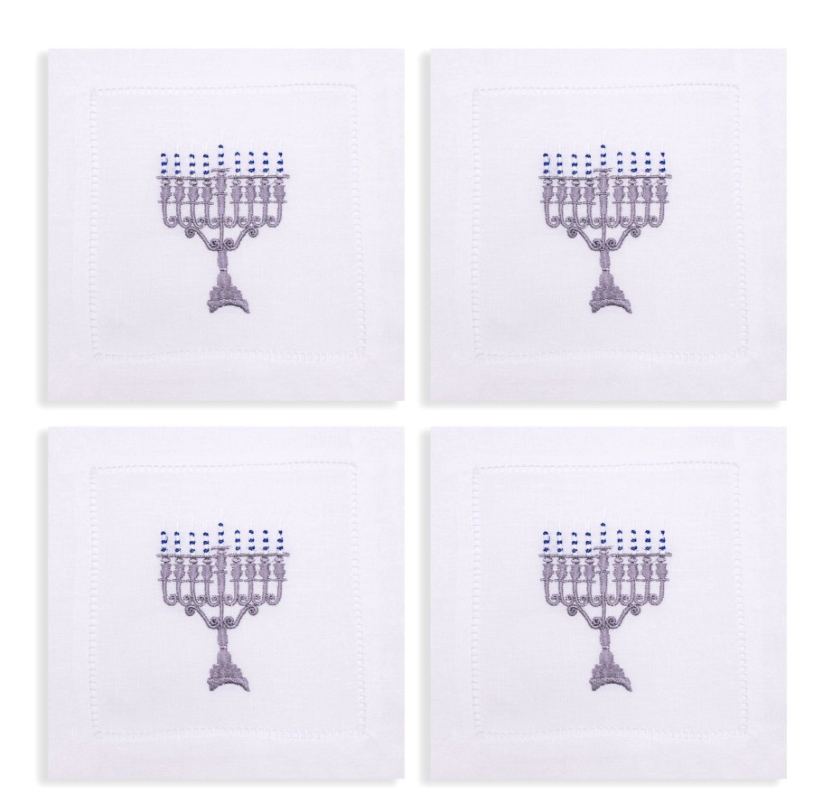 Homeware Chefanie | Menorah Cocktail Napkins (4)