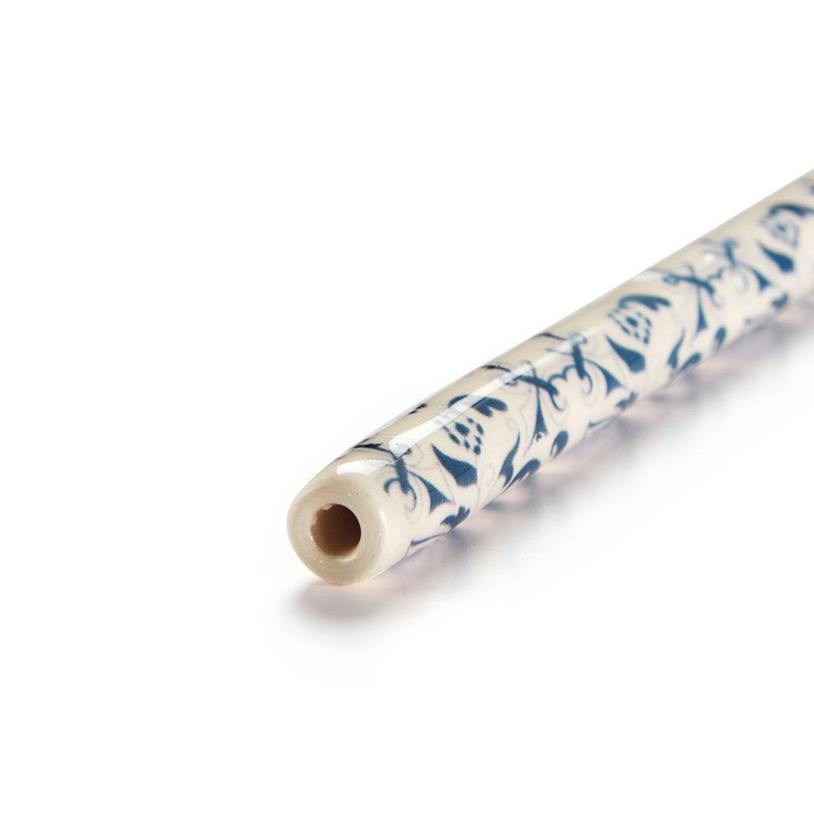 Homeware Chefanie | Blue & White Ceramic Straws (4)