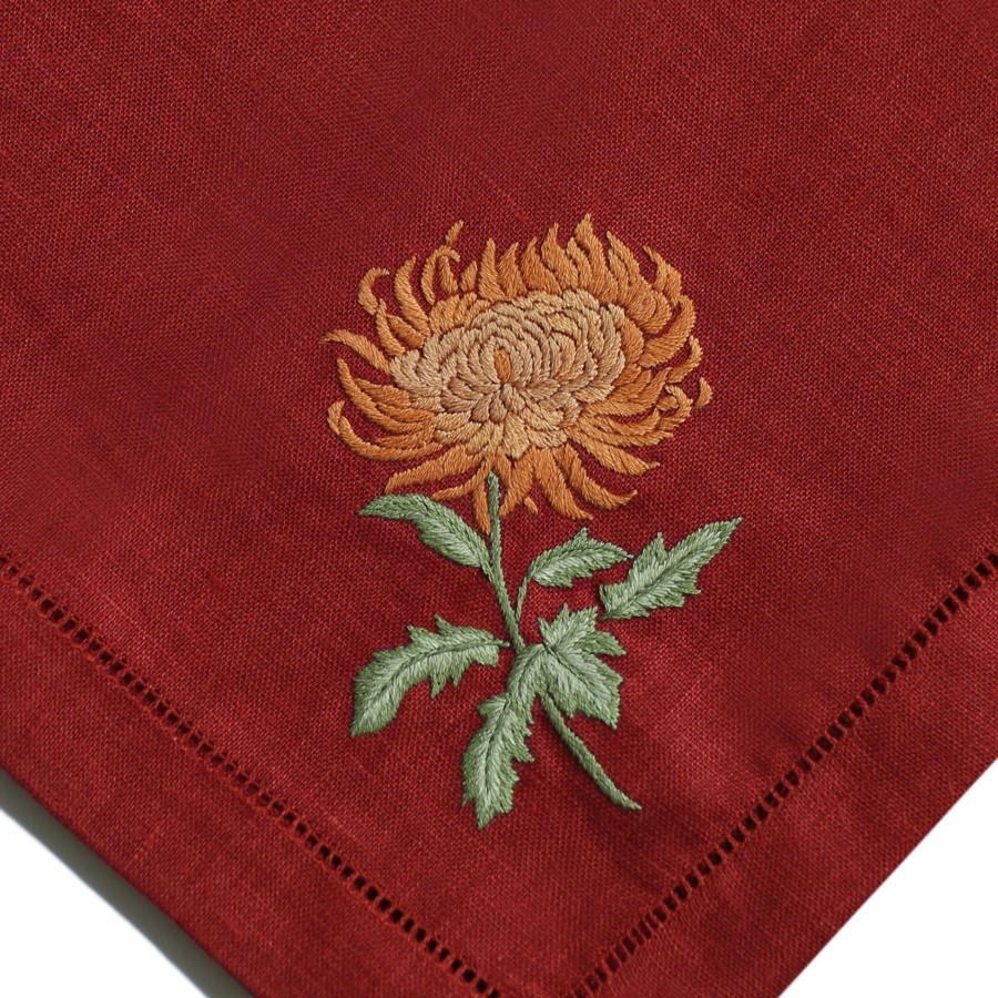 Homeware Chefanie | Chrysanthemum Dinner Napkins (4)