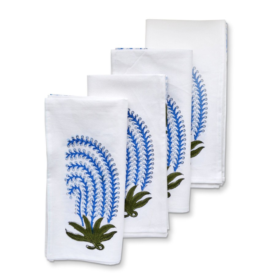 Homeware Chefanie | Blue Buteh Napkins (4)