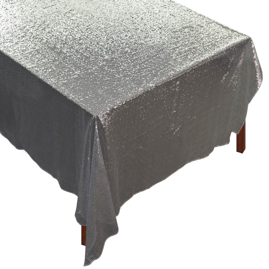 Homeware Chefanie | Silver Sequin Tablecloth