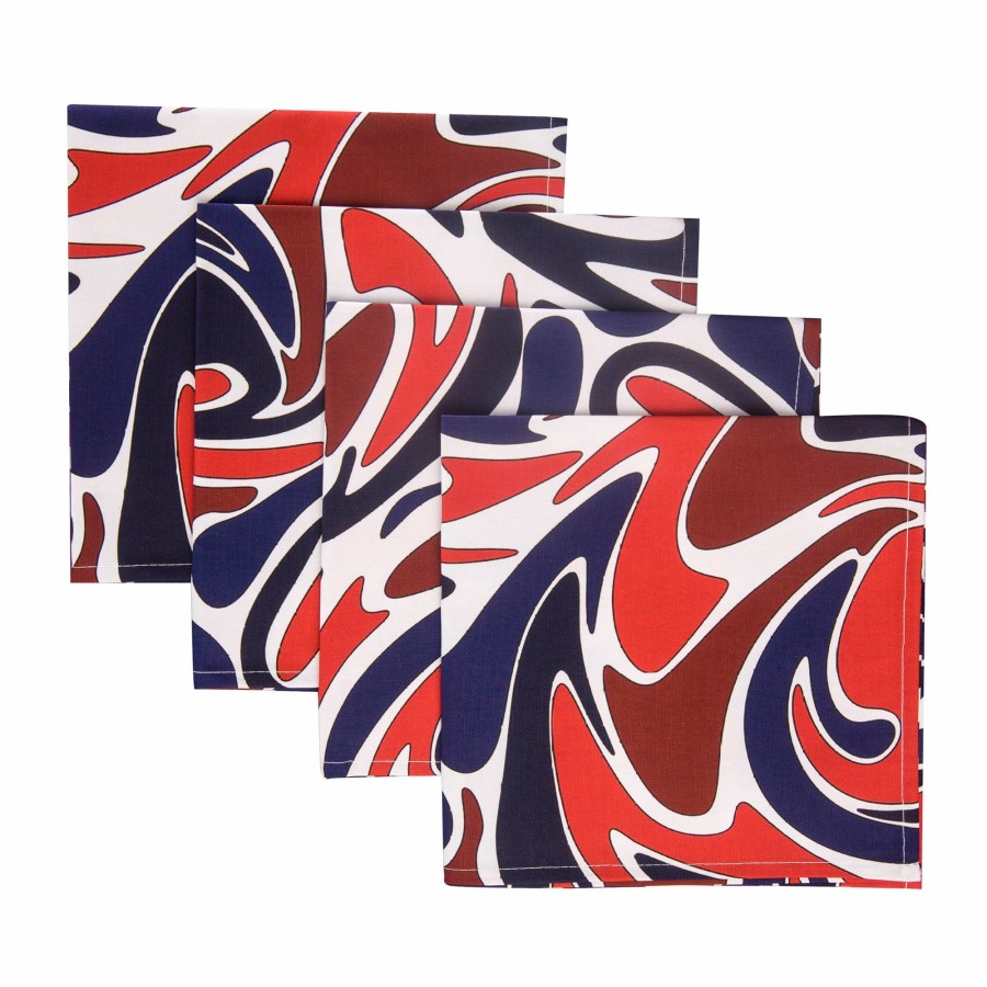 Homeware Chefanie | Psychedelic Patriotic Napkins (4)