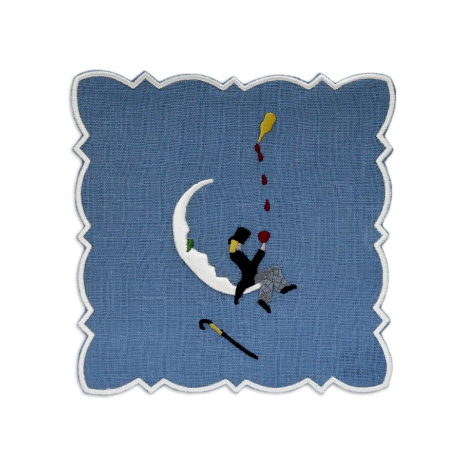 Homeware Chefanie | Man On The Moon Cocktail Napkins (4)