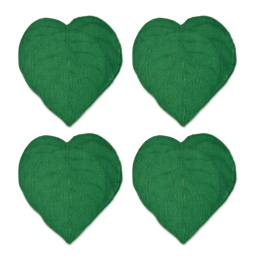 Homeware Chefanie | Heart Leaf Cocktail Napkins (4)