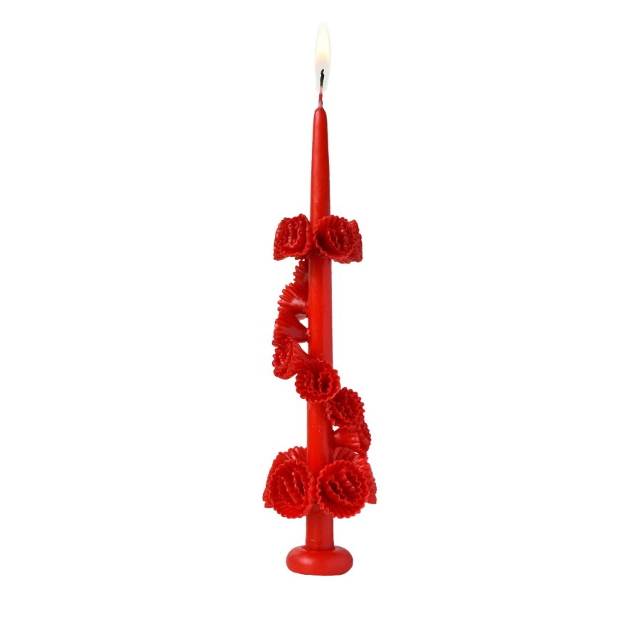 Homeware Chefanie | Red Flower Candle