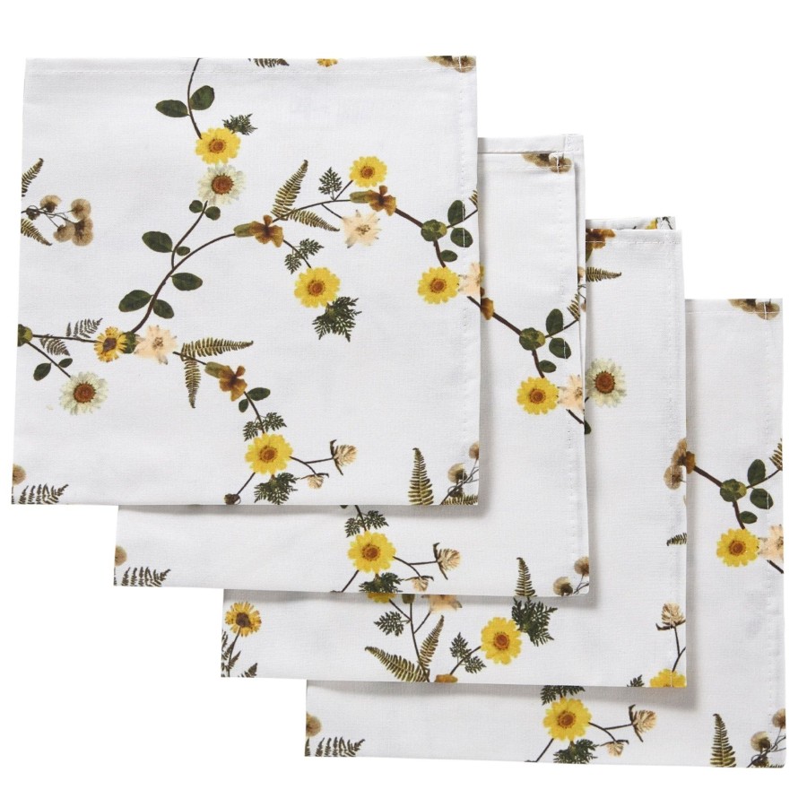 Homeware Chefanie | Yellow Flower Napkins (4)