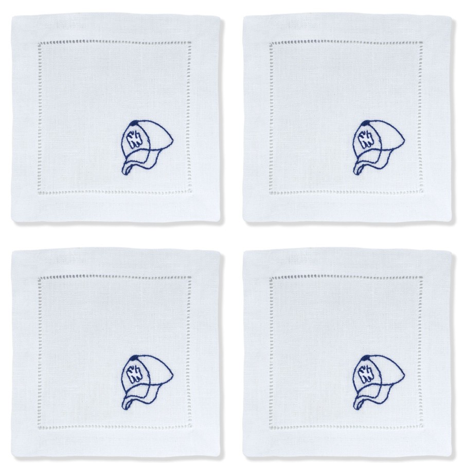 Homeware Chefanie | Yankees Cap Cocktail Napkins (4)